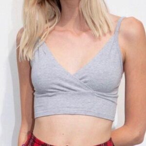 Brandy Melville grey Amara tank top